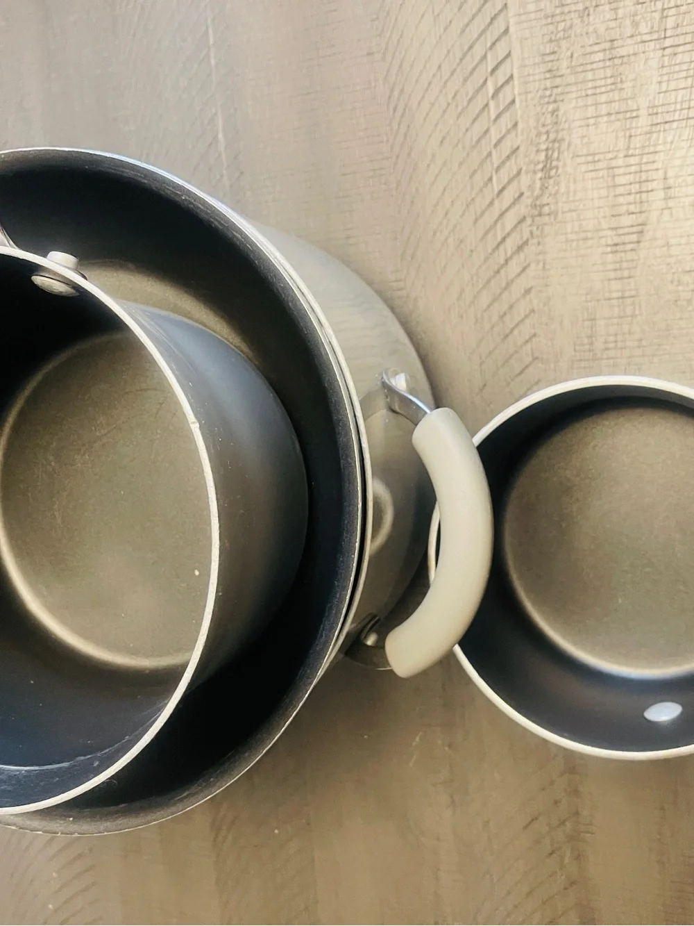 Rachael Ray Silver/Gray Cookware Saucepan Set - 5 piece